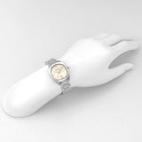 Gucci GG2570 White Dial Silver Steel Strap Watch For Women - YA142502