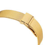 Gucci G-Frame Mother of Pearl Dial Yellow Gold Mesh Bracelet Watch For Women - YA147410