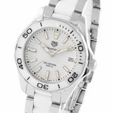 Tag Heuer Aquaracer Quartz 35mm White Dial Two Tone Steel Strap Watch Women - WAY131B.BA0914