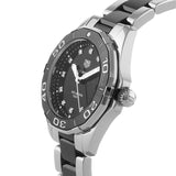 Tag Heuer Aquaracer Quartz Black Dial Two Tone Steel Strap Watch for Women - WAY131C.BA0913