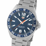 Tag Heuer Formula 1 Quartz 43mm Blue Dial Silver Steel Strap Watch for Men - WAZ1010.BA0842