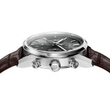 Tag Heuer Carrera Chronograph Grey Dial Brown Leather Strap Watch for Men - CBN2012.FC6483