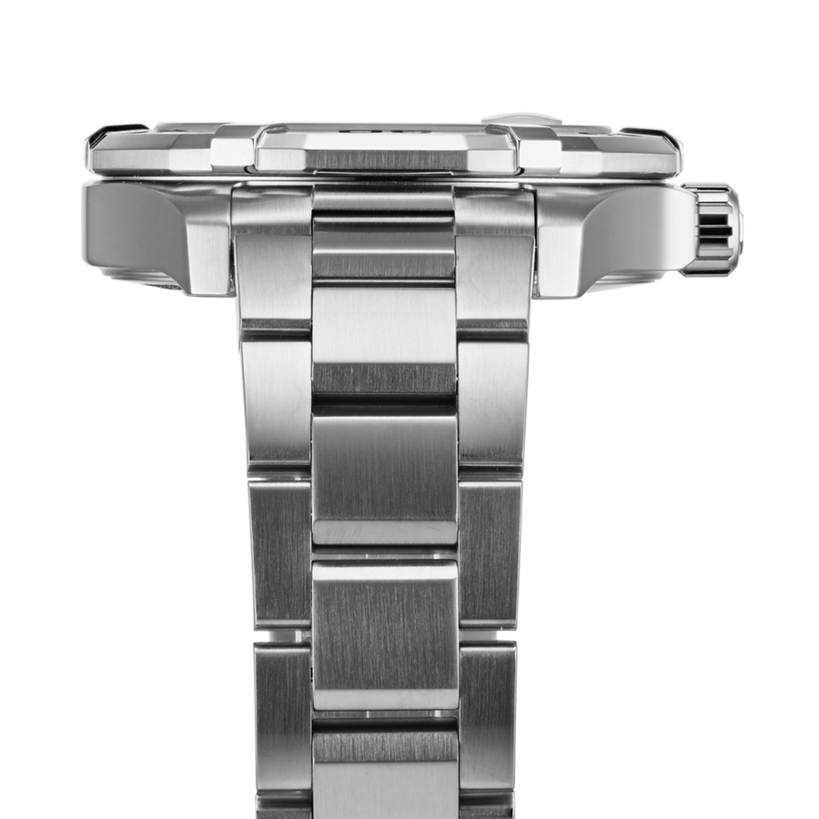 Tag Heuer Aquaracer Calibre 5 Automatic Sunray Brown Dial Silver Steel Strap Watch for Men - WAY2018.BA0927