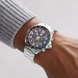 Tag Heuer Formula 1 x Red Bull Racing Chronograph Blue Dial Silver Steel Strap Watch for Men - CAZ101AL.BA0842