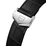 Tag Heuer Carrera Day Date Black Dial Black Leather Strap Watch for Men - WBN2013.FC6503