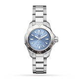 Tag Heuer Aquaracer Professional 200 Quartz Blue Dial Silver Steel Strap Watch for Women - WBP1415.BA0622