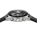 Tag Heuer Carrera Automatic Chronograph Black Dial Black Leather Strap Watch for Men - CBS2210.FC6534