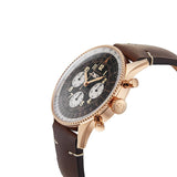 Breitling Navitimer 1959 Edition Black Dial Brown Leather Strap Watch for Men - RB0910371B1X1