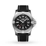 Breitling Avenger Automatic 43mm Black Dial Black Nylon Strap Watch for Men - A17318101B1X2