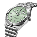 Breitling Chronomat 32 Diamonds Green Dial Silver Steel Strap Watch for Women - A77310101L1A1