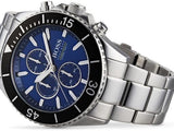 Hugo Boss Ocean Edition Chronograph Blue Dial Silver Steel Strap Watch for Men - 1513704