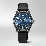 IWC Pilot’s Watch Mark XVIII Edition “Laureus Sport for Good Foundation" Blue Dial Black Nylon Strap Watch for Men - IW324703