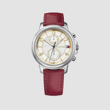 Tommy Hilfiger Claudia White Dial Red Leather Strap Watch for Women - 1781816