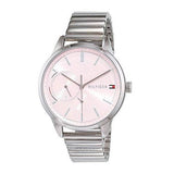 Tommy Hilfiger Brooke Pink Dial Silver Steel Strap Watch for Women - 1782020