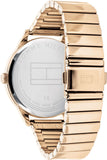 Tommy Hilfiger Brooke Silver Dial Rose Gold Steel Strap Watch for Women - 1782021