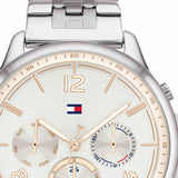 Tommy Hilfiger Harper Chronograph White Dial Silver Steel Strap Watch For Women - 1782222