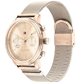 Tommy Hilfiger Blake Quartz Gold Dial Gold Mesh Bracelet Watch for Women - 1782303