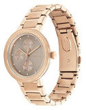 Tommy Hilfiger Joy Chronograph Gold Dial Gold Steel Strap Watch For Women - 1782533