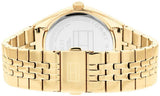 Tommy Hilfiger Monica Quartz Gold Dial Gold Steel Strap Watch For Women - 1782592