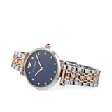 Emporio Armani Gianni T Bar Quartz Blue Dial Two Tone Steel Strap Watch For Women - AR11222