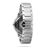 Emporio Armani Renato Quartz Black Dial Silver Steel Strap Watch For Men - AR11181