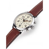 Tommy Hilfiger Jake Multifunction White Dial Brown Leather Strap Watch for Men - 1791230