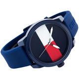 Tommy Hilfiger Denim Quartz Blue Dial Blue Rubber Strap Watch for Men - 1791322