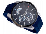 Tommy Hilfiger Decker Quartz Blue Dial Blue Rubber Strap Watch for Men - 1791350