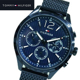 Tommy Hilfiger Gavin Chronograph Blue Dial Blue Mesh Bracelet Watch for Men - 1791471