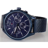 Tommy Hilfiger Gavin Chronograph Blue Dial Blue Mesh Bracelet Watch for Men - 1791471