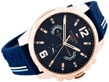 Tommy Hilfiger Decker Multifunction Blue Dial Blue Rubber Strap Watch for Men - 1791474