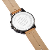 Tommy Hilfiger James Quartz Black Dial Brown Leather Strap Watch For Men - 1791486