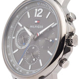 Tommy Hilfiger London Chronograph Grey Dial Grey Mesh Bracelet Watch for Men - 1791530