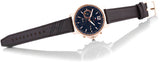 Tommy Hilfiger London Chronograph Blue Dial Brown Leather Strap Watch for Men - 1791532