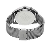 Tommy Hilfiger Deacon Multifunction Black Dial Black Mesh Bracelet Watch for Men - 1791546