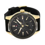 Tommy Hilfiger Austin Black Dial Black Rubber Strap Watch for Men - 1791636