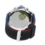 Tommy Hilfiger Bank Quartz Black Dial Black Rubber Strap Watch for Men - 1791724