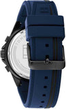 Tommy Hilfiger Aiden Chronograph Blue Dial Blue Silicone Strap Watch For Men - 1791860