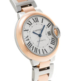 Cartier Ballon Bleu de Cartier Silver Dial Two Tone Steel Strap Watch for Women - W2BB0032