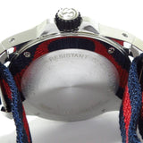 Gucci Dive Black Dial Red & Blue Nylon Strap Watch For Men - YA136210