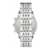 Emporio Armani Classic Chronograph Silver Dial Silver Steel Strap Watch For Men - AR1879