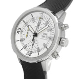 IWC Aquatimer Chronograph White Dial Black Rubber Strap Watch for Men - IW376801