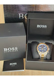 Hugo Boss Hero Blue Dial Two Tone Steel Strap Watch for Men - 1513767