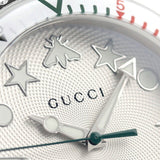 Gucci Dive Quartz White Dial White Rubber Strap Watch For Men - YA136337