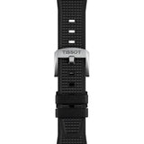 Tissot PRX Quartz Blue Dial Black Rubber Strap Watch For Men - T137.410.17.041.00