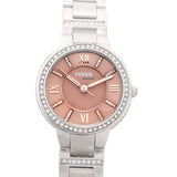 Fossil Virginia Taupe Dial Silver Steel Strap Watch for Women - ES4147