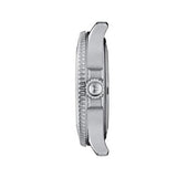 Tissot Seastar 1000 Quartz Mother of Pearl Dial White Rubber Strap Watch for Women - T120.210.17.116.00