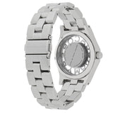 Marc Jacobs Henry Transparent Silver Dial Silver Stainless Steel Watch for Women - MBM3337