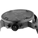 Diesel Little Daddy Dual Time Chronograph Grey Dial Stainless Steel Strap Watch For Men - DZ7263