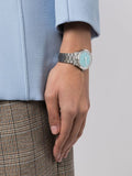 Gucci G Timeless Quartz Turquoise Dial Silver Steel Strap Unisex Watch - YA1265044